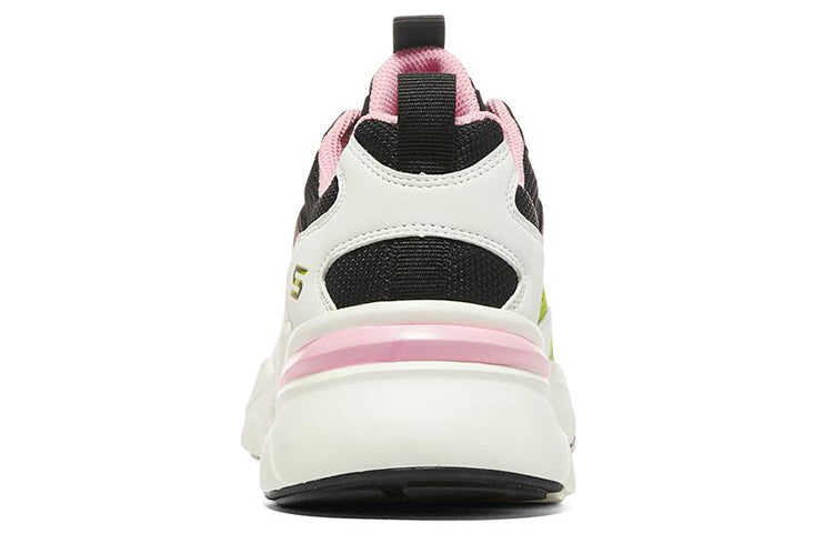 (WMNS) Skechers Bobs Bamina 'Black Green' 117044-BKLM