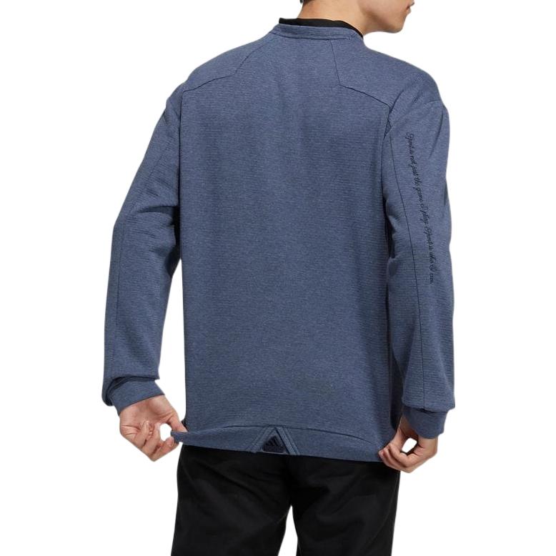 adidas Solid Color Cozy Pullover Sports Long Sleeves Hoodie Men's Blue GT3315