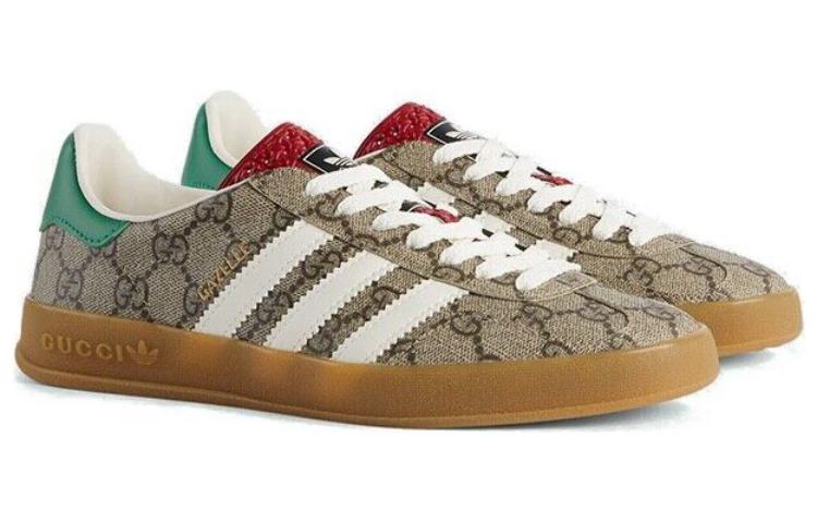 (WMNS) adidas x Gucci Gazelle 'Beige White' 715217-FAAR3-9751