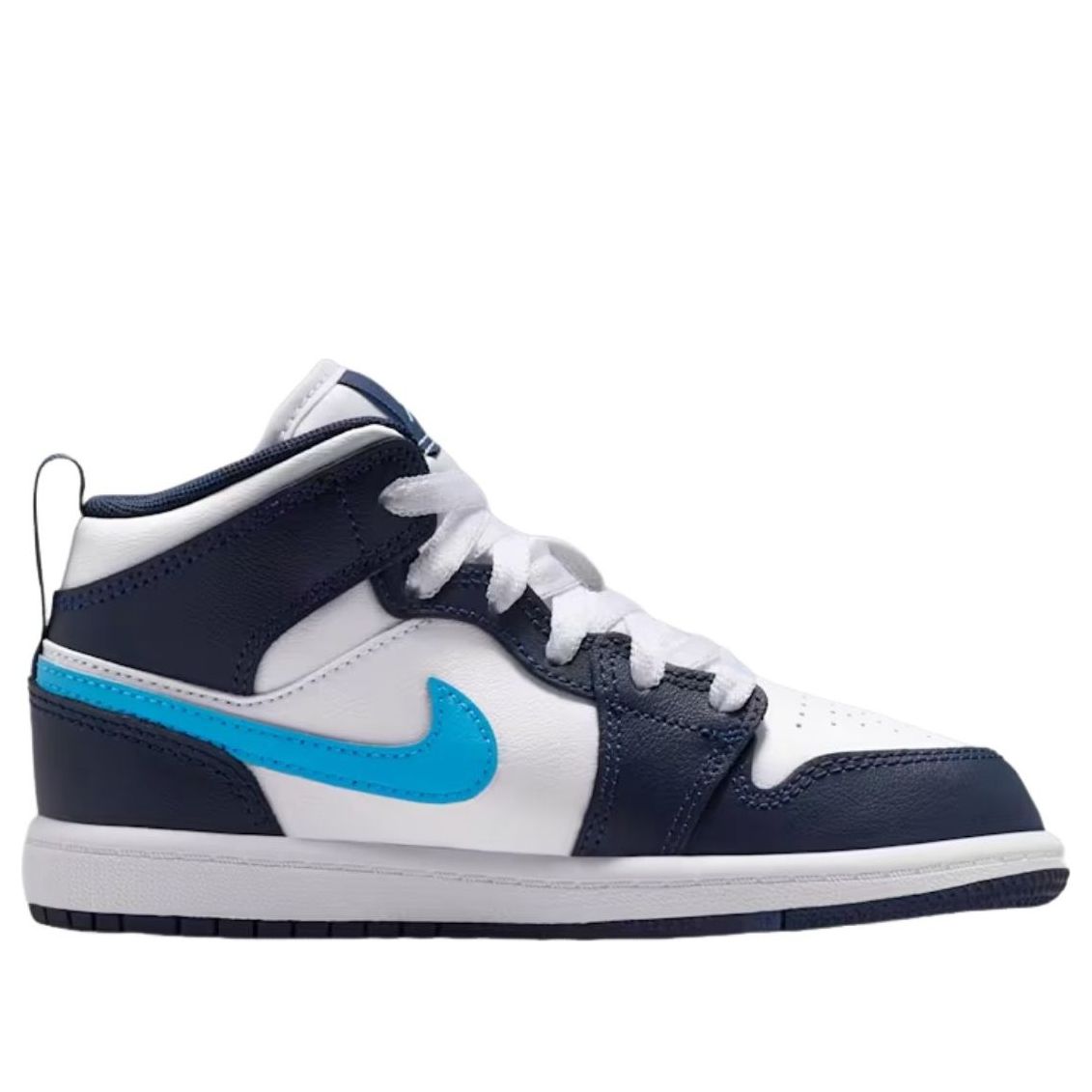 (PS) Air Jordan 1 Mid 'Obsidian Dark Powder Blue' DQ8424-404