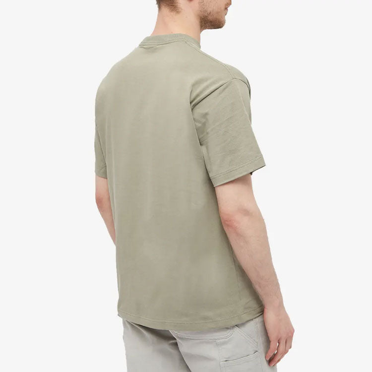 Nike SS22 Solo Swoosh Small Label Logo Solid Color Sports Round Neck Short Sleeve Light Brown CV0559-320