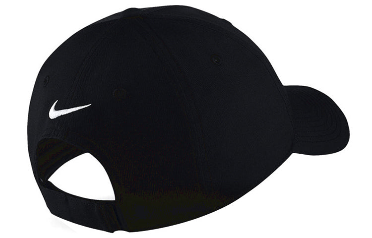 Nike Velcro Legacy 91 Golf Sports Cap Black White 892651-010