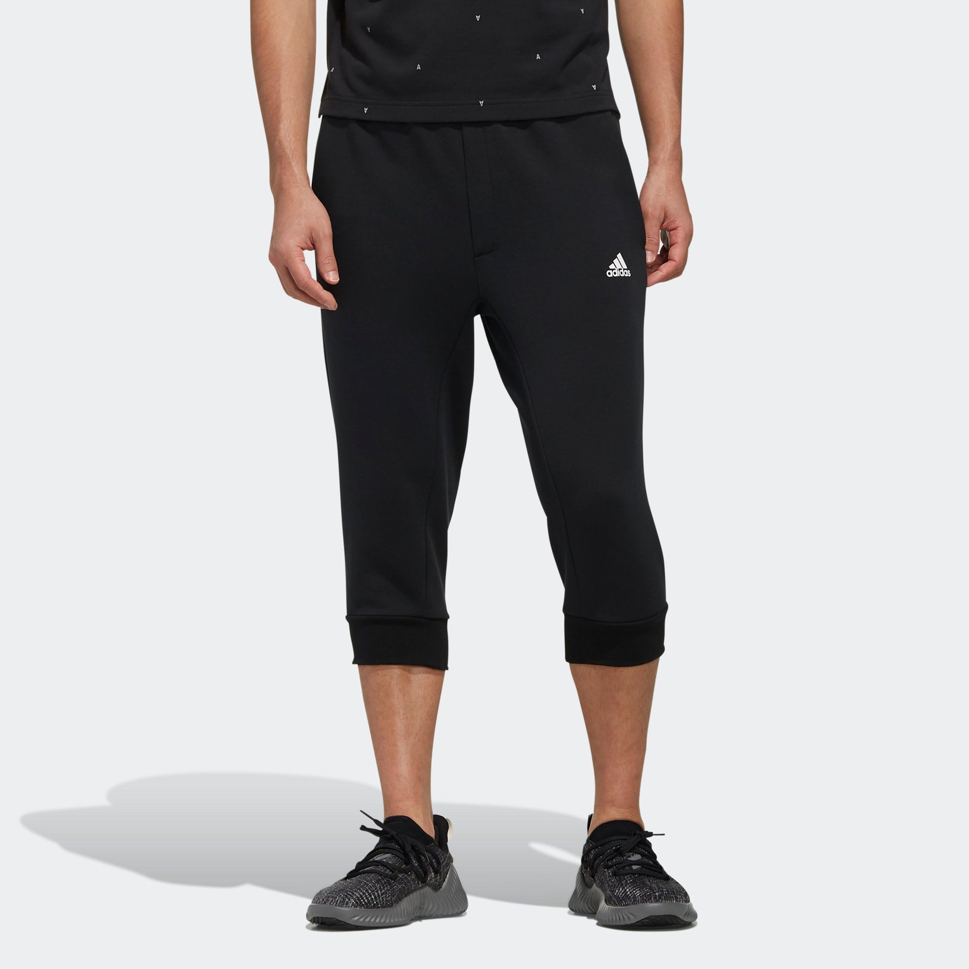 adidas Ai Pt 34 3s Casual Sports Bundle Feet Cropped Pants Black EH3798