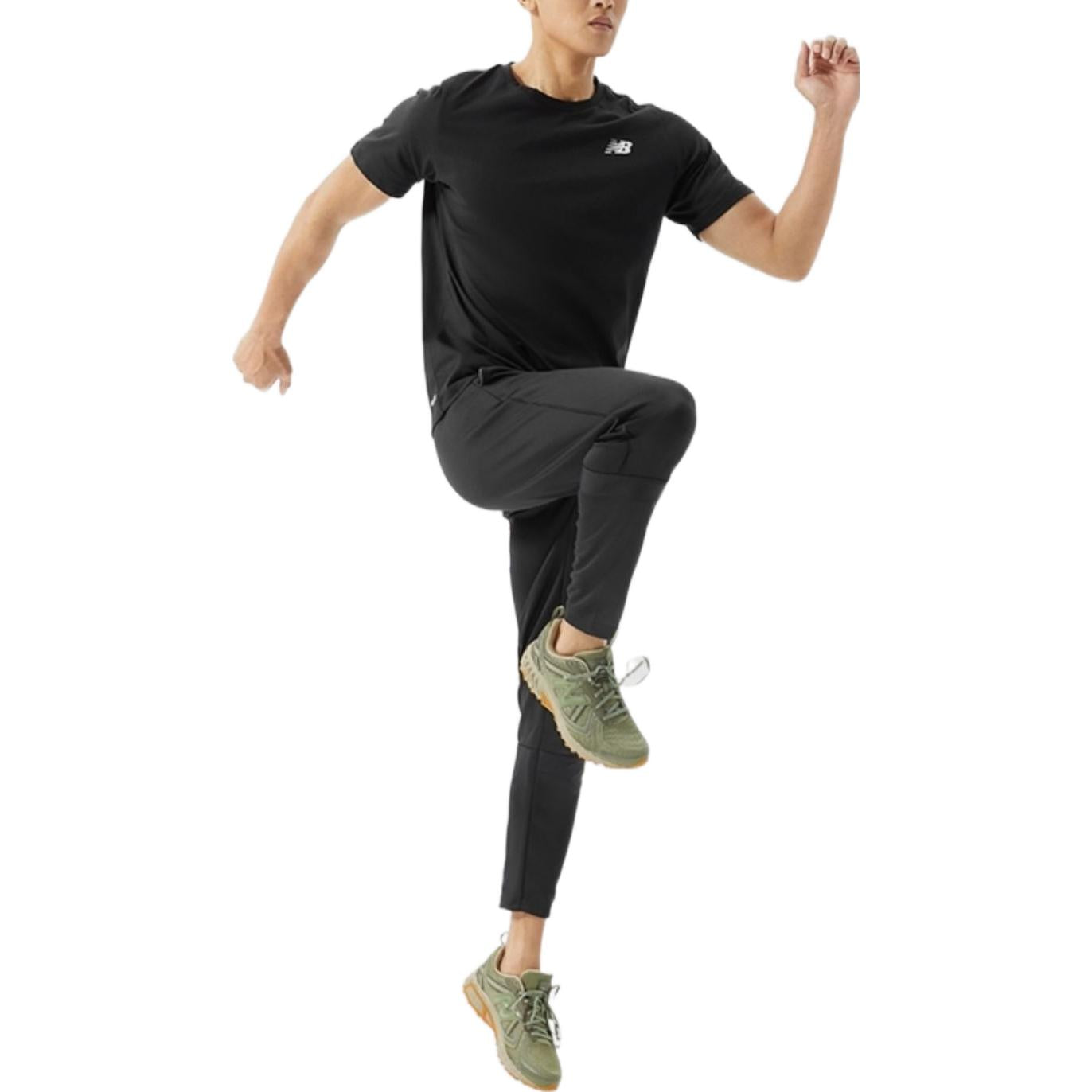 New Balance Tenacity Knit Pants Asia Sizing 'Black' AMP21091-BK