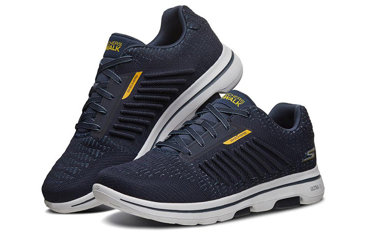 Skechers Go Walk 5 Low-Top Blue/Yellow 661035-NVYL