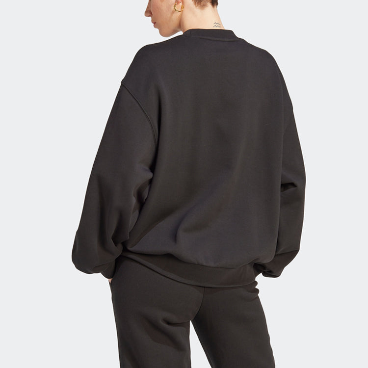 (WMNS) adidas Adicolor 70s 3-Stripes Sweatshirt 'Black' IK7869