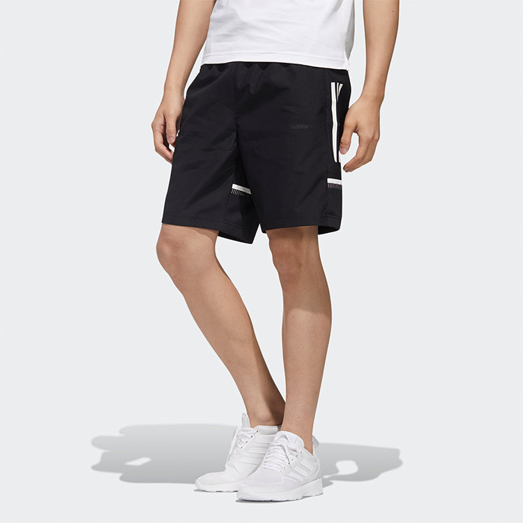 adidas neo M CS WVN SHORT Casual Sports Shorts Black GP2473