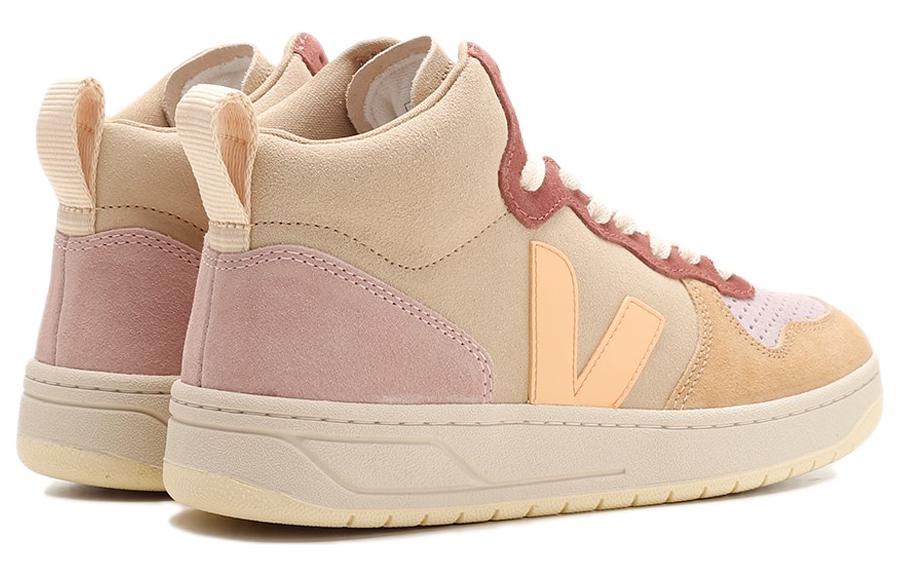 VEJA V-15 High-top Suede 'Peach Beige' VQ0302897
