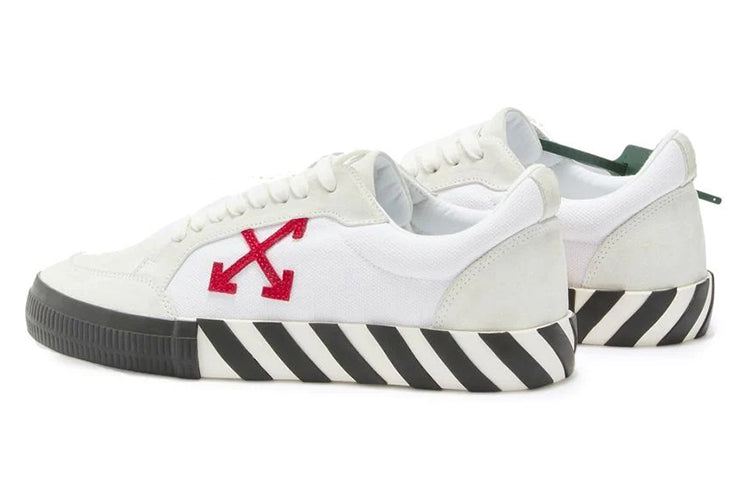 Off-White Vulc Low SS22 'White Red Black' OMIA085S22LEA0010125