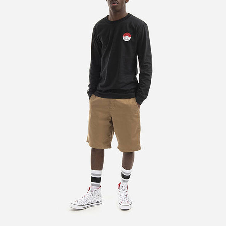 Converse x POKEMON Crossover Cartoon Printing Sports Round Neck Long Sleeves Couple Style Black 10023900-001