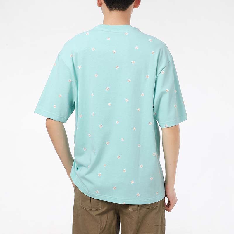 Men's Air Jordan Logo Sports Round Neck Short Sleeve Light Blue T-Shirt CZ5186-382