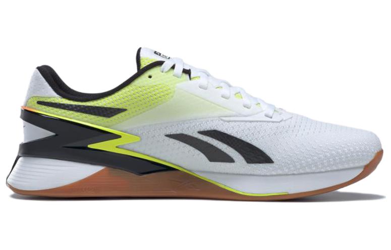 Reebok Nano X3 'White Solar Acid Yellow' 100062184
