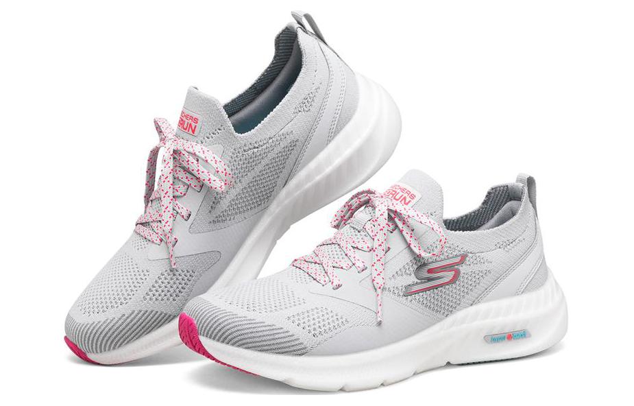(WMNS) Skechers GO RUN Hyper Burst 'Grey' 128097-GYHP