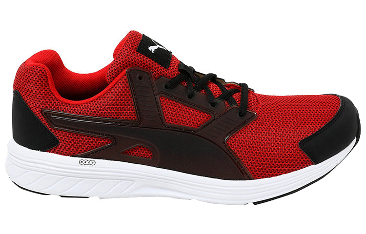 (WMNS) PUMA Nrgy Driver Nm Low Running Shoes Black/White/Red 191369-05
