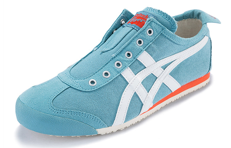 (WMNS) Onitsuka Tiger Mexico 66 Slip-On  'Aqua Blue White' D3K5N-4001