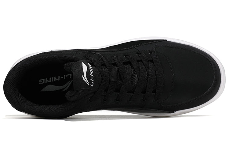 (WMNS) Li-Ning Classic Skateboarding 'Black White' AGCR470-3