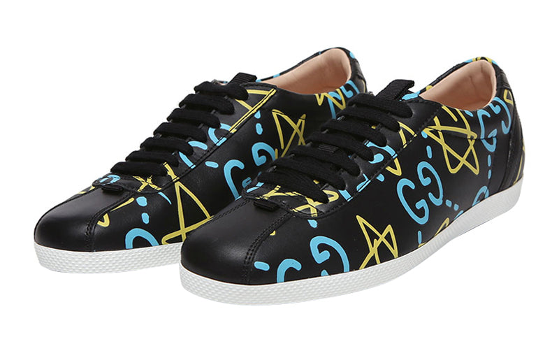 (WMNS) Gucci Apollo Star Leather GG Logo 'Black' 408527-DSV30-1075