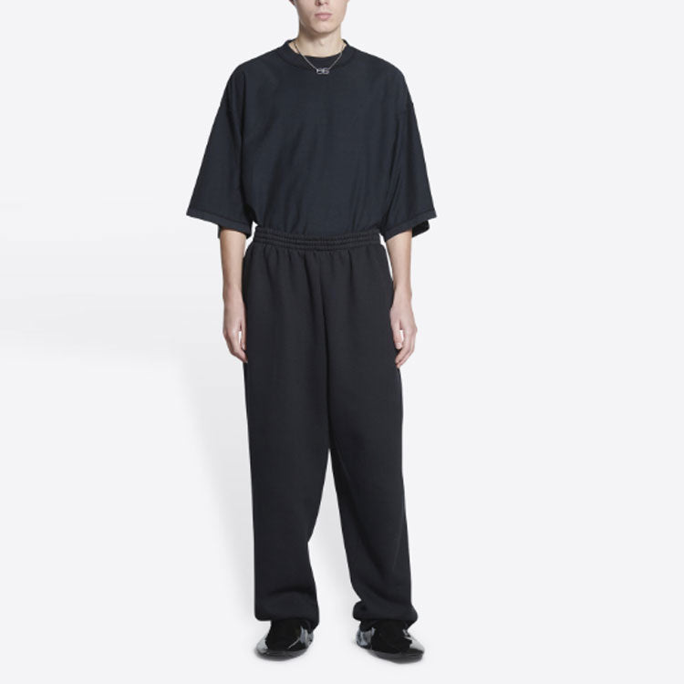 Balenciaga Baggy Jogging Pants 'Black' 698578TMVI71151