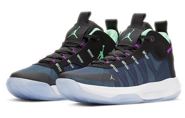 Air Jordan Jumpman 2020 'Black Green Glow Blue Void' BQ3449-005