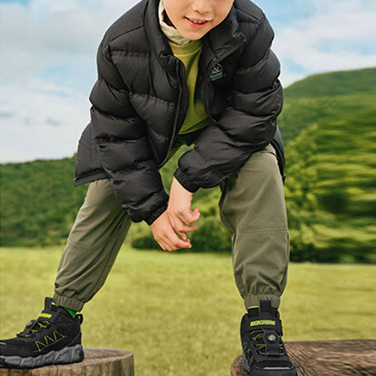 (PS) Skechers Windbreaker Down Jacket 'Black White' L423K058-0018