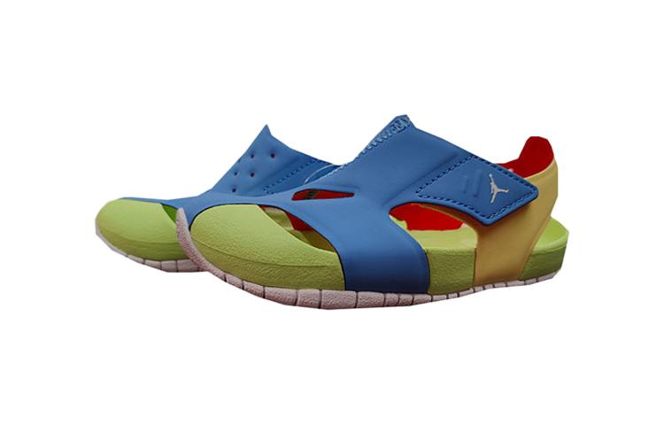(TD) Air Jordan Flare 'Blue Green Yellow' CI7850-400