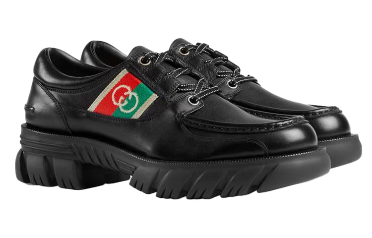 Gucci GG Romance Lace-Up 'Black' 663369-DTNE0-1080