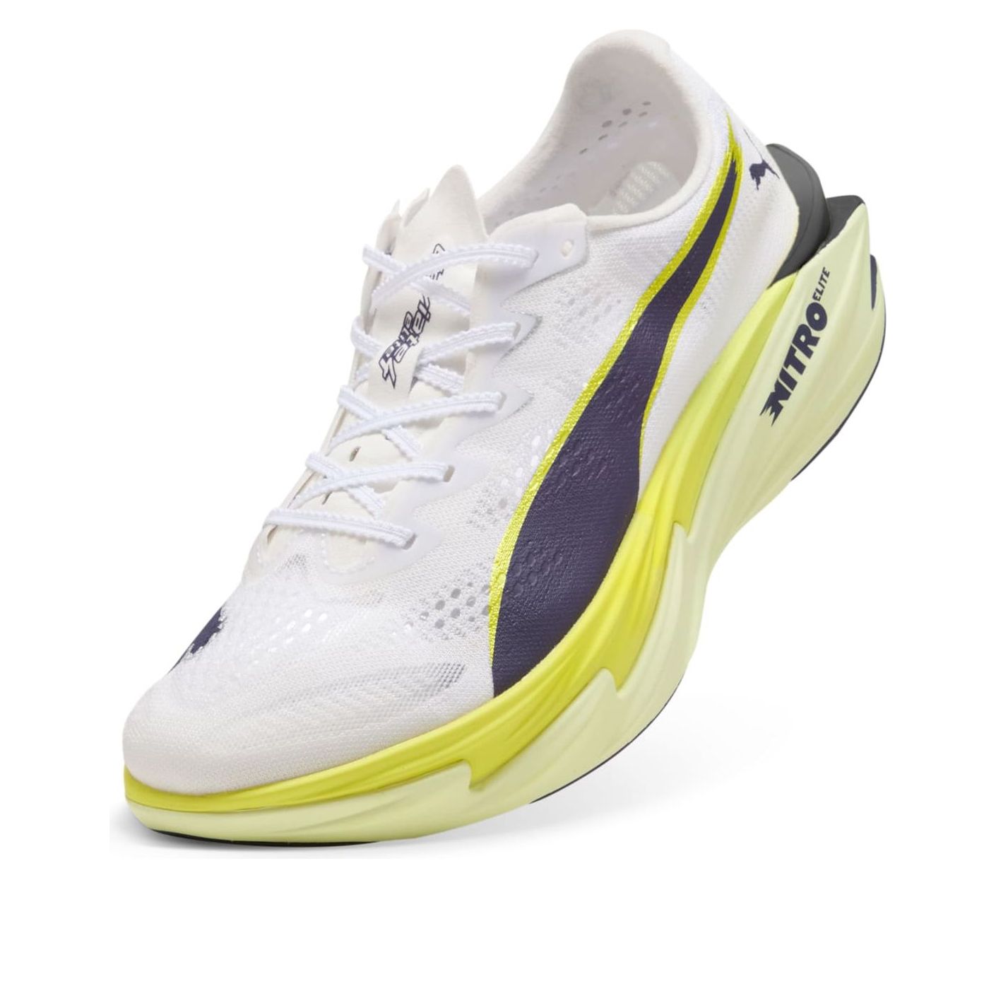 (WMNS) PUMA Deviate Nitro Elite 4 'White Apple Spritz' 312128-06