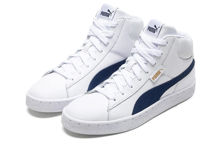 PUMA 1948 Mid Cozy Breathable Mid Tops Casual Skateboarding Shoes Unisex White 359169-08