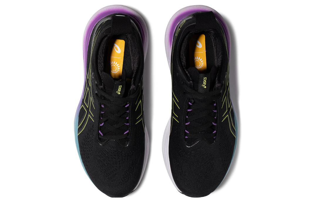 (WMNS) ASICS GEL-Nimbus 25 'Black Glow Yellow' 1012B437-004