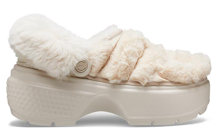 (WMNS) Crocs Stomp Quilted Clogs 'Stucco' 208938-160