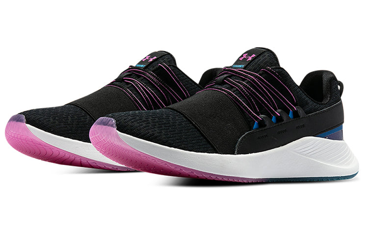 (WMNS) Under Armour Charged Breathe Color Shift Sports Shoes Black 3023658-001