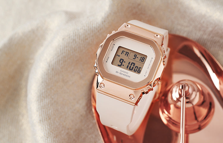 CASIO G-Shock Digital 'Rose Gold' GM-S5600PG-4PRD