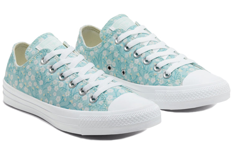(WMNS) Converse Floral Chuck Taylor All Star Light Blue Sneakers 567085F