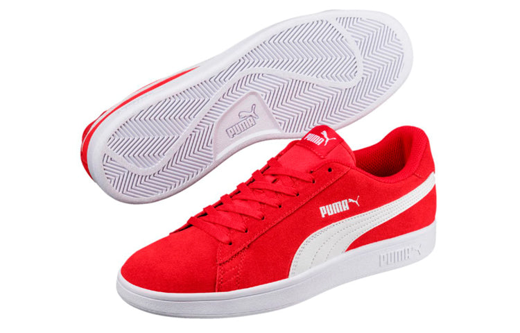 PUMA Smash v2 Leisure Board Shoes Red 364989-18