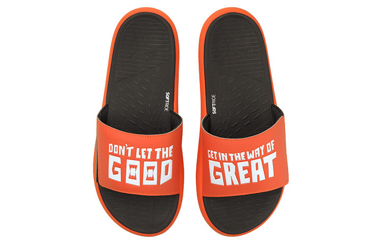 PUMA Softride BB Great Slides 'Orange Black' 382738-01