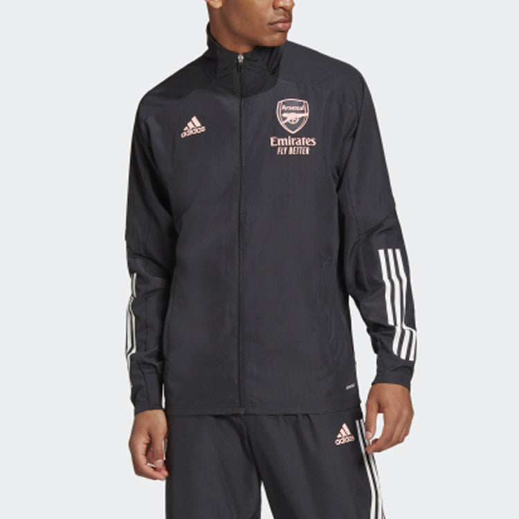 adidas Arsenal Soccer/Football Sports Jacket Black FQ6245