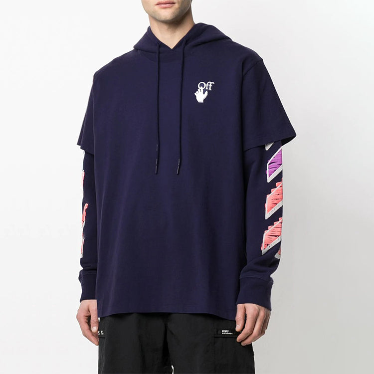 Men's Off-White SS21 Purple OMBB051R21FLE0024632