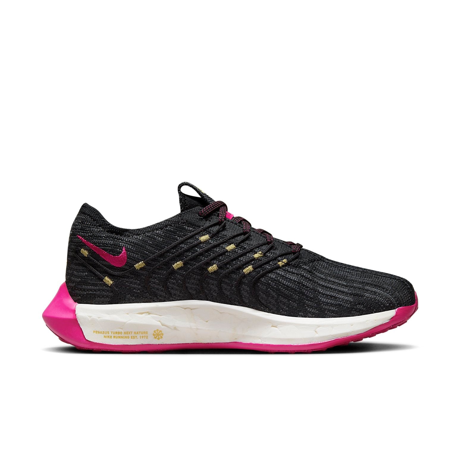 (WMNS) Nike Pegasus Turbo 'Black Fireberry' DM3414-008