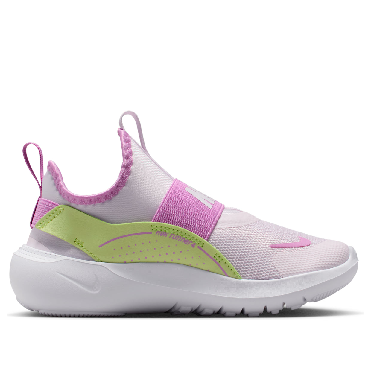 (PS) Nike Flex Runner 4 'Light Violet Liquid Lime' IF2894-501