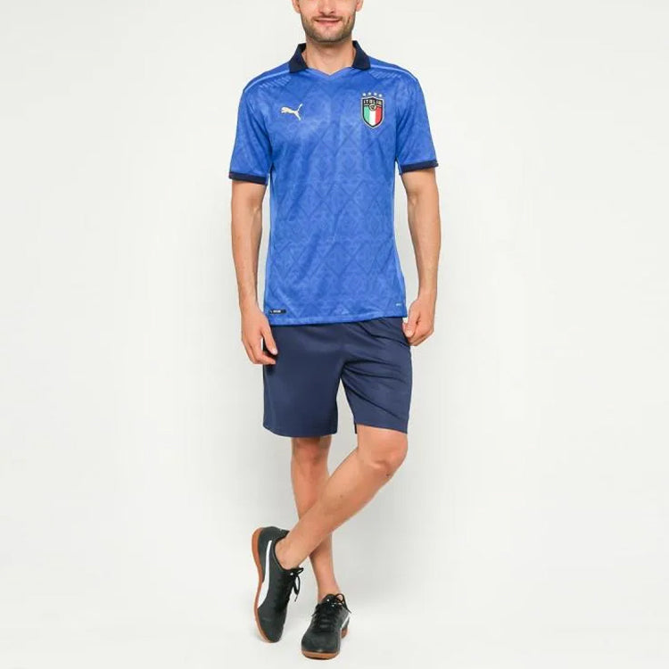 PUMA Italy Home Match Shirt 2020 2021 'Blue' 762919-01