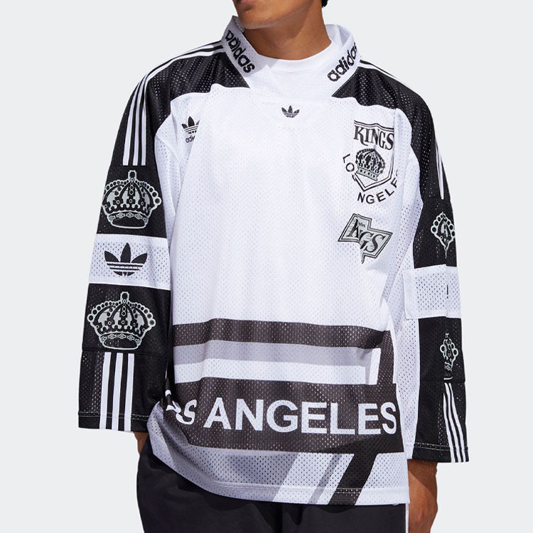 adidas BL LA JERSEY Long-Sleeve Men Black/White FM1558