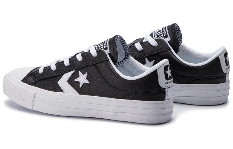 Converse Star Player Ox Black Leather Black 159780C