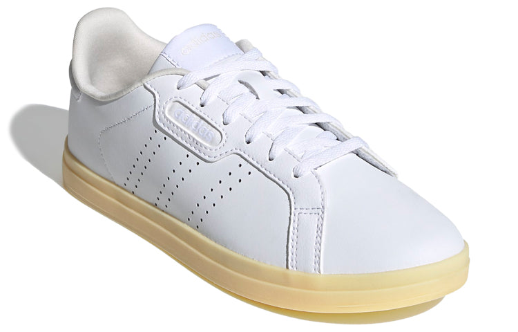 (WMNS) adidas neo Courtpoint Cl X 'White Yellow' FW7387