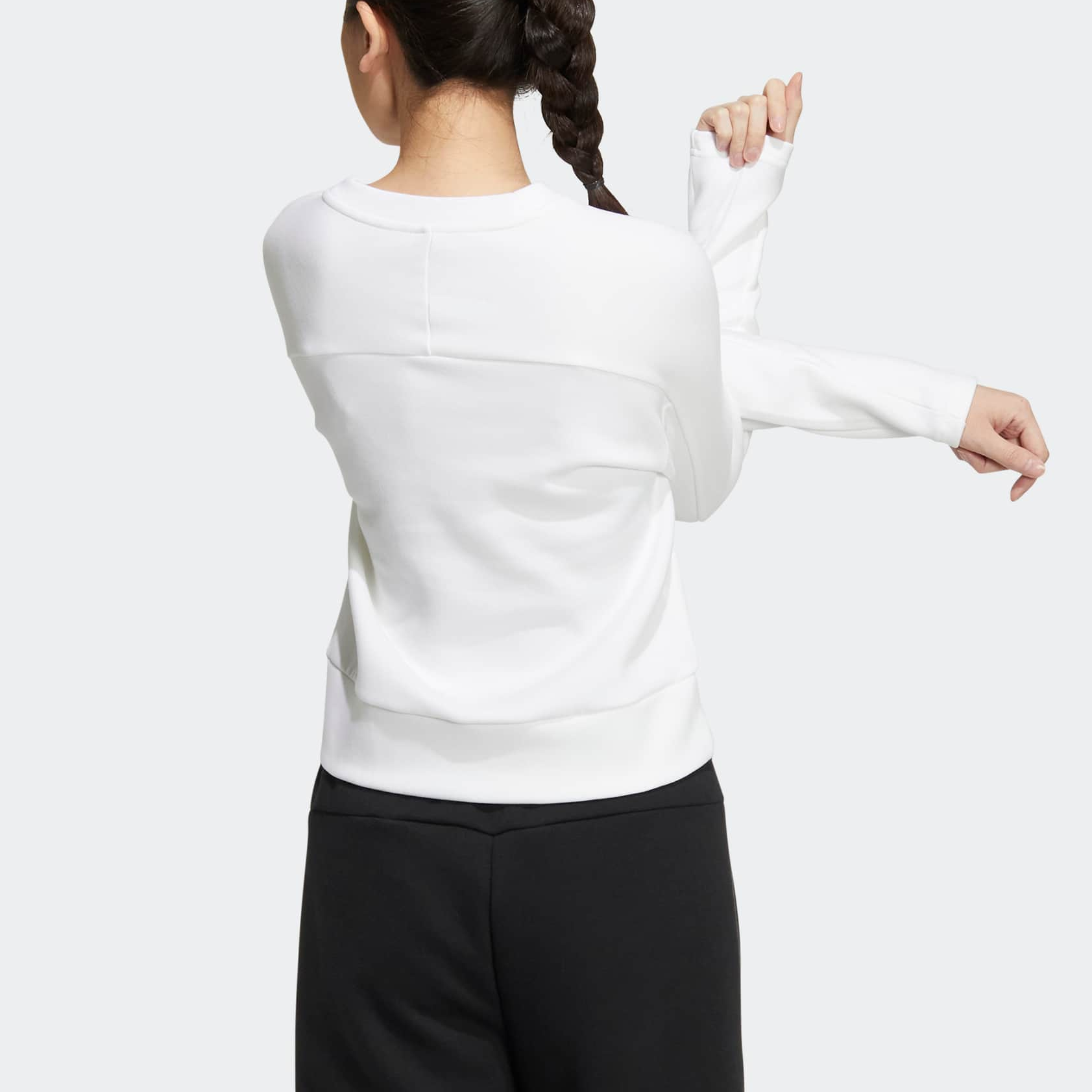 (WMNS) adidas Ust Oct Sweatshirts 'White' HM7092