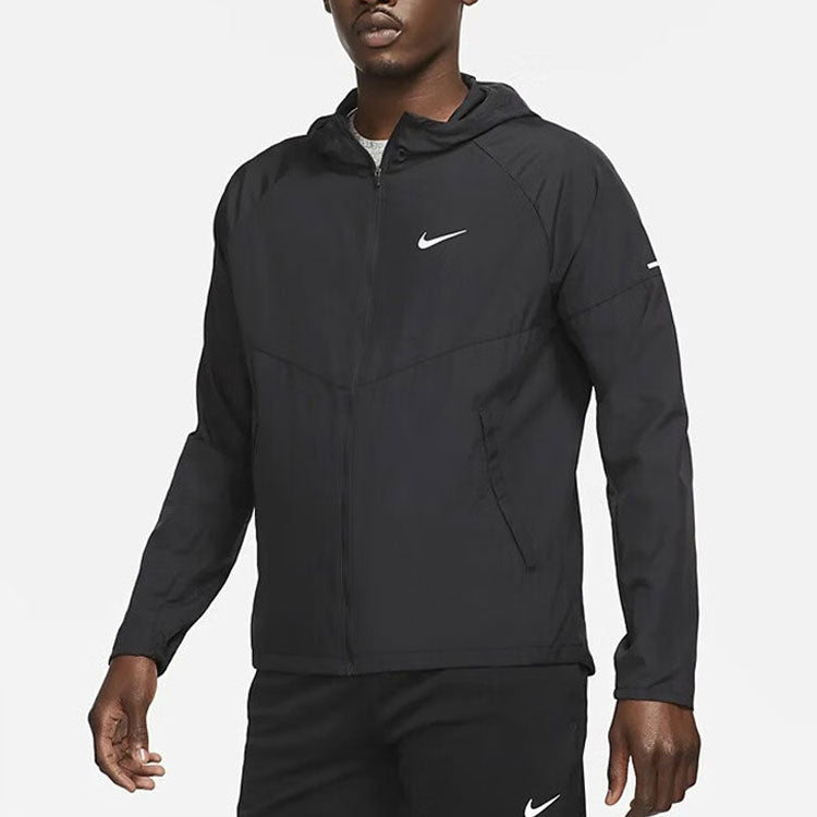 Nike Miler Repel Running Jacket 'Black' DD4746-010