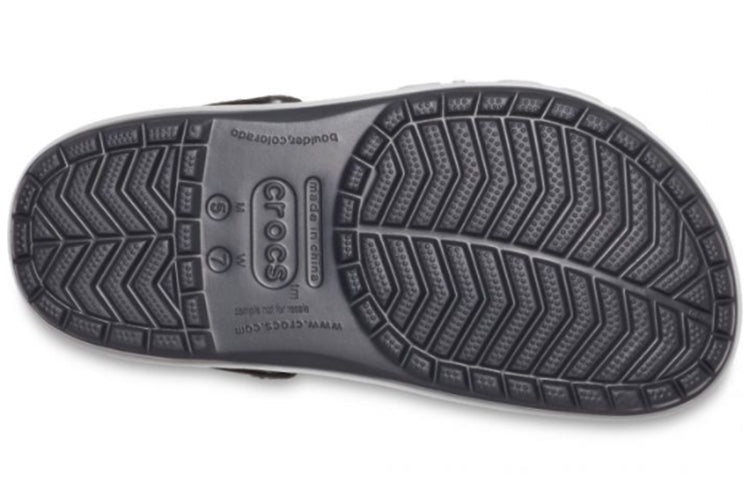 Crocs Crocband Bold Logo Clog Black Unisex Sandals 206021-02G