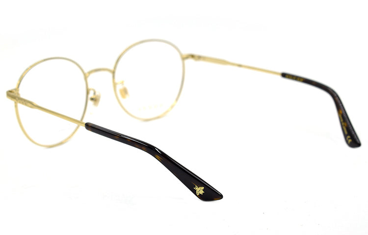 Gucci Metallic Circular Series Business Version Optical Glasses Frame Gold Color GG0862OA-002