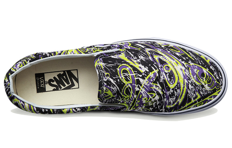 Vans Classic Slip-On Multi-Color 'Black Green Purple' VN0003Z4IX3