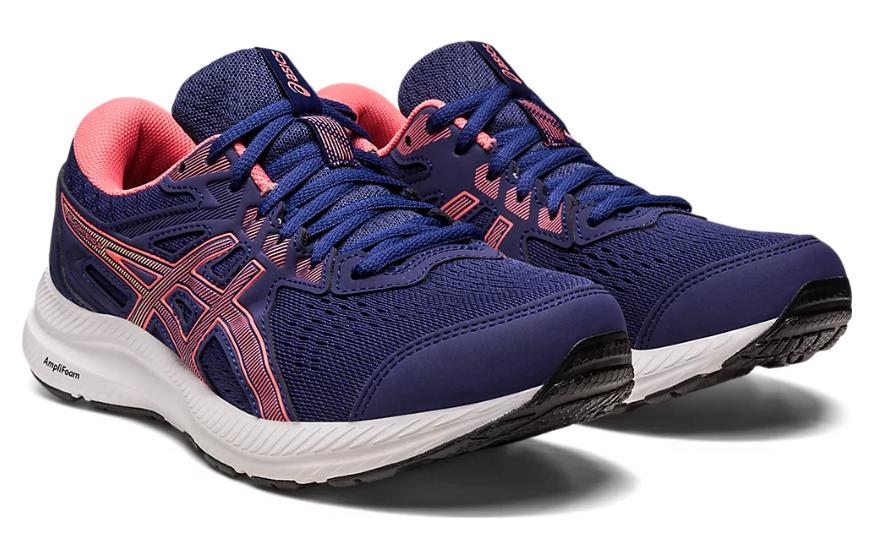 (WMNS) ASICS Gel-Contend 8 Wide 'Indigo Blue Papaya' 1012B319-405