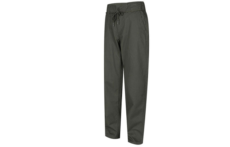 (WMNS) Converse Woven Pants Asia Sizing 'Green' 10018414-A01
